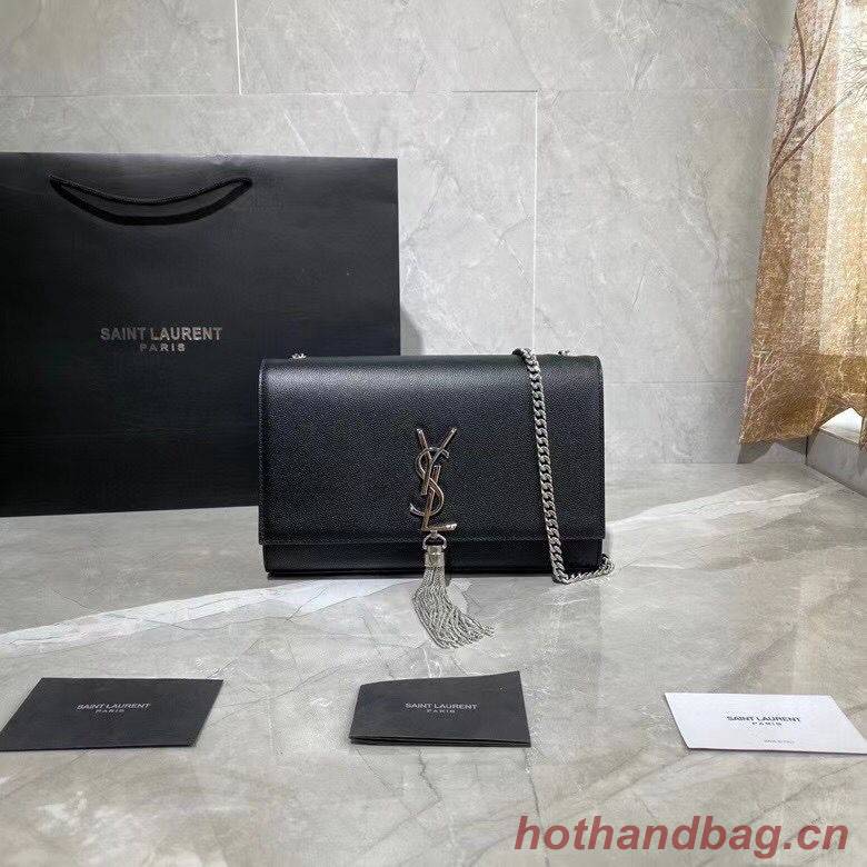 YSL Saint Laurent Medium Kate Tassel Bag 86773 Black