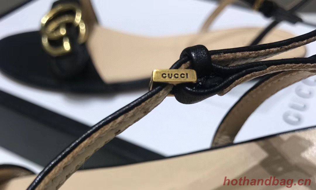 Gucci Sandals Shoes 1CM 7CM 10CM Heels GG6326 Black