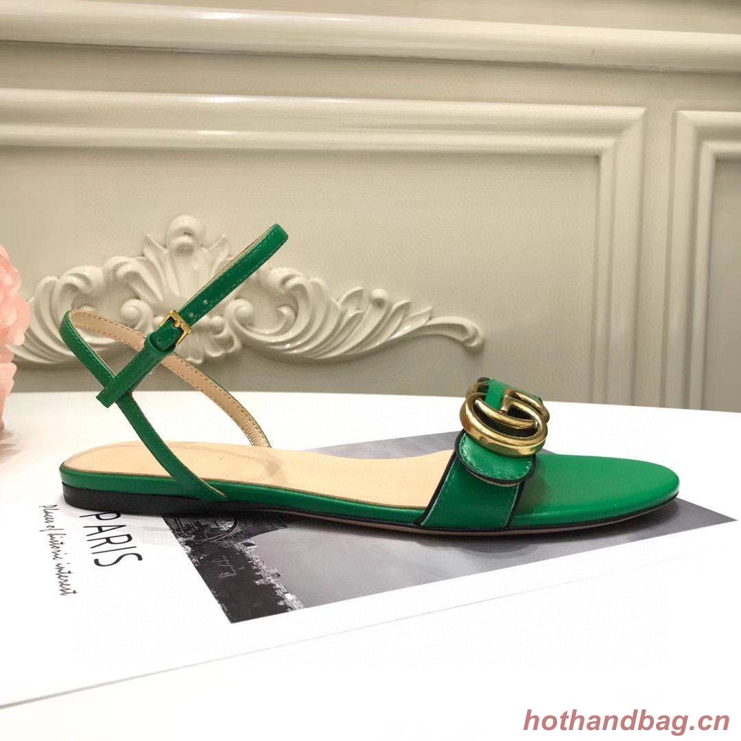 Gucci Sandals Shoes 1CM 7CM 10CM Heels GG6326 Green