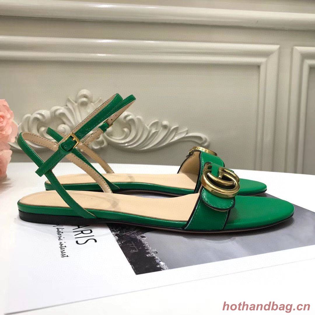 Gucci Sandals Shoes 1CM 7CM 10CM Heels GG6326 Green