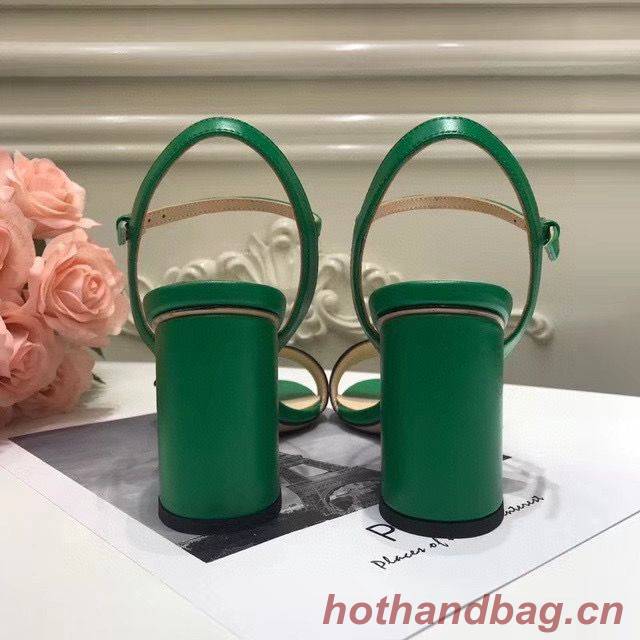 Gucci Sandals Shoes 1CM 7CM 10CM Heels GG6326 Green