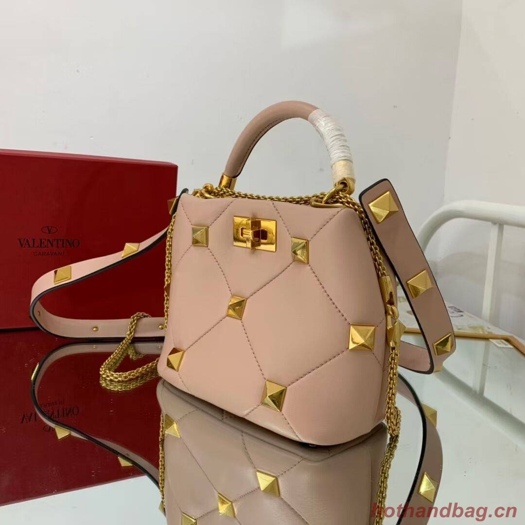 Valentino medium Garavani Roman Stud V1198 pink