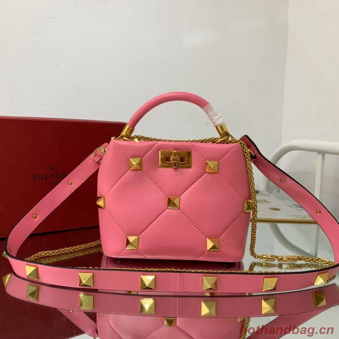 Valentino medium Garavani Roman Stud V1198 rose