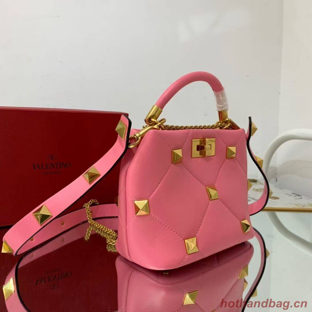 Valentino medium Garavani Roman Stud V1198 rose