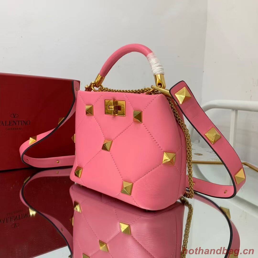 Valentino medium Garavani Roman Stud V1198 rose