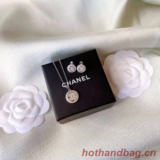 Chanel Earrings Necklace CE6345