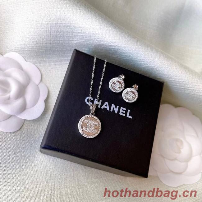 Chanel Earrings Necklace CE6345