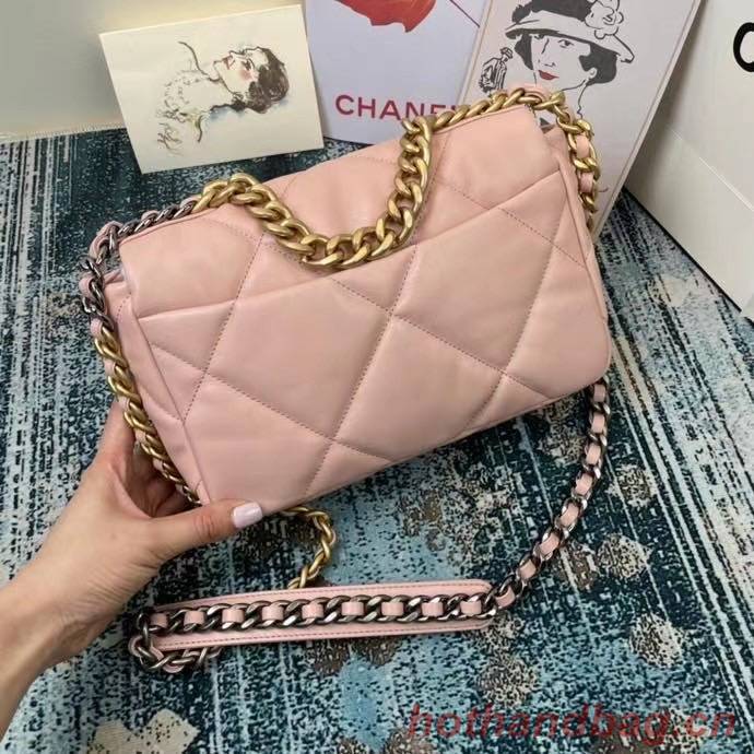 Chanel 19 flap bag AS1160 AS1161 AS1162 pink