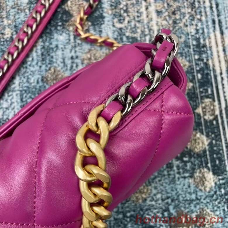 Chanel 19 flap bag AS1160 AS1161 AS1162 purple