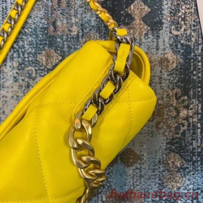 Chanel 19 flap bag AS1160 AS1161 AS1162 yellow