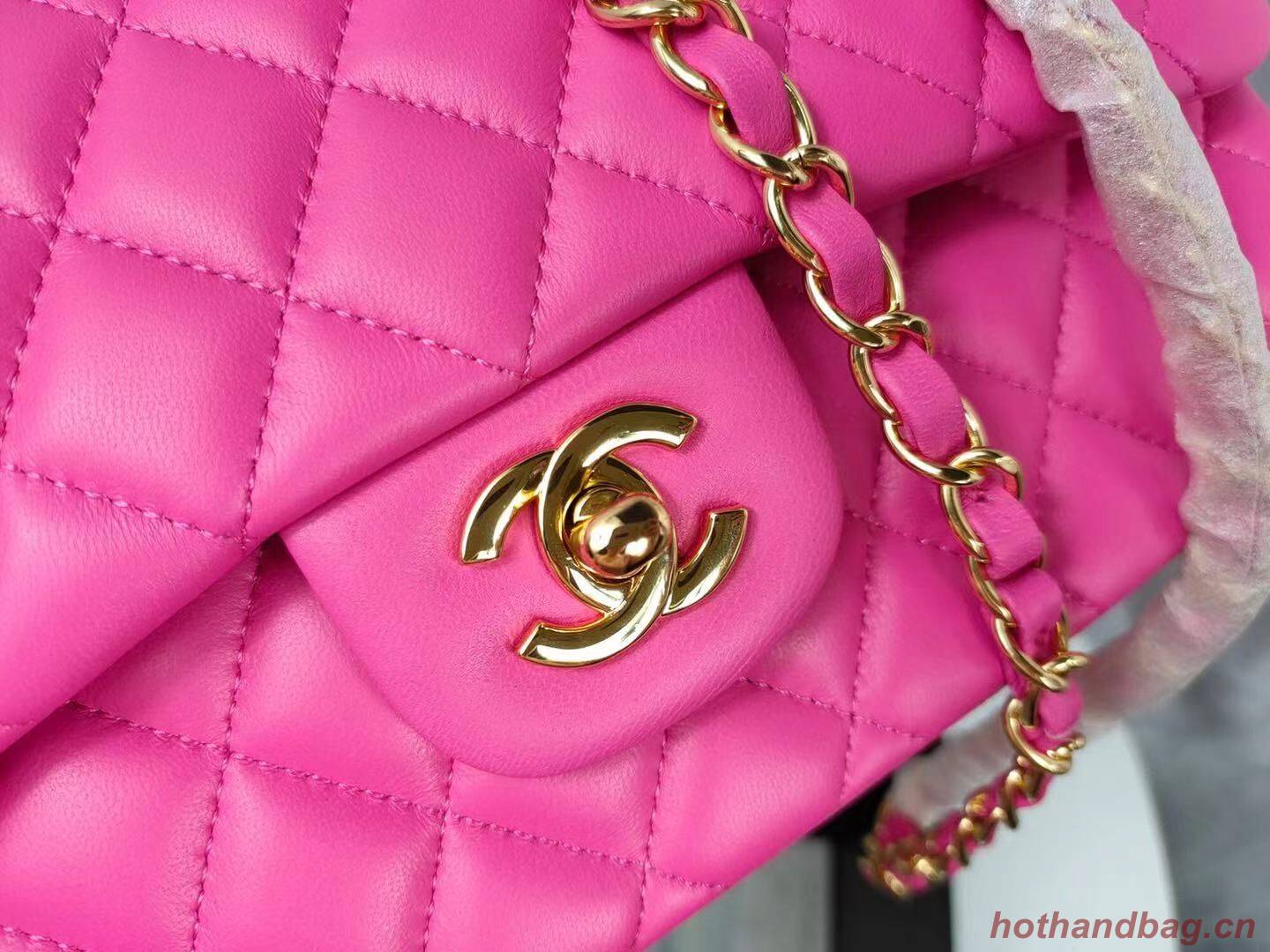 Chanel Flap Shoulder Bag Original Sheepskin leather A1112 Rose