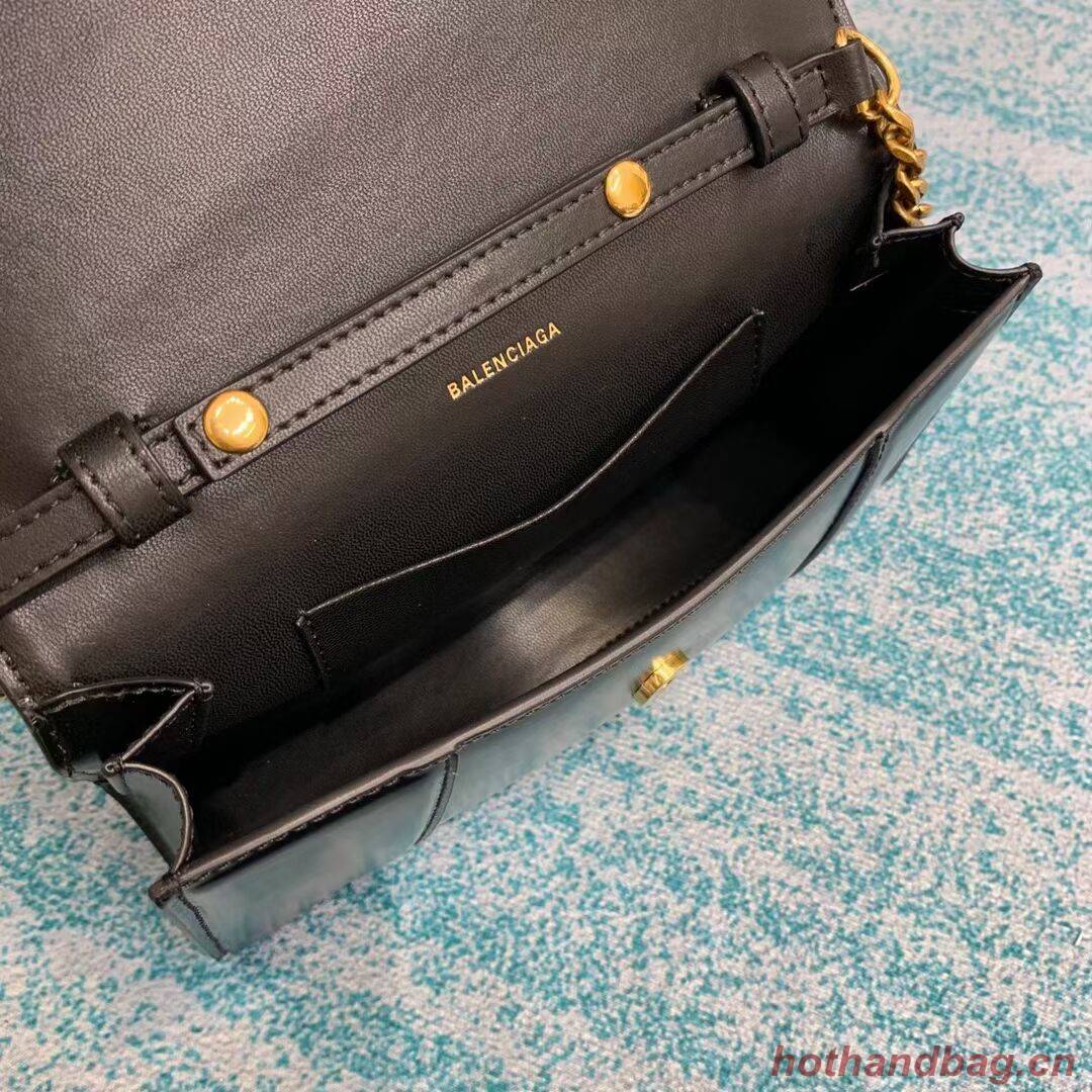 Balenciaga HOURGLASS CHAIN BAG B164497 black