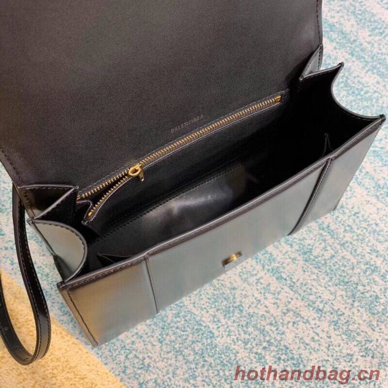 Balenciaga HOURGLASS MEDIUM TOP HANDLE BAG B108892 black