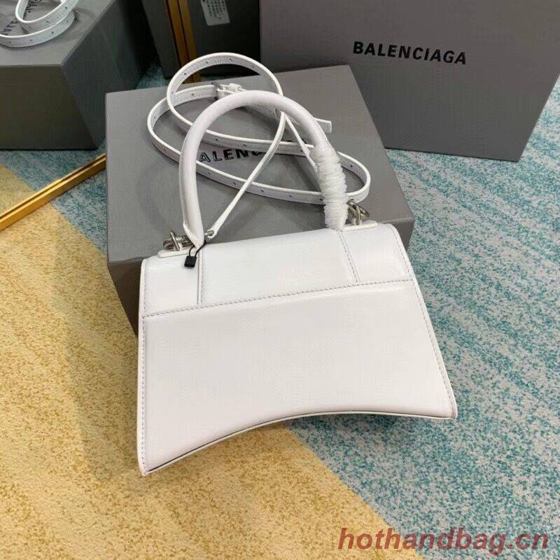 Balenciaga HOURGLASS SMALL TOP HANDLE BAG B108895-1 white