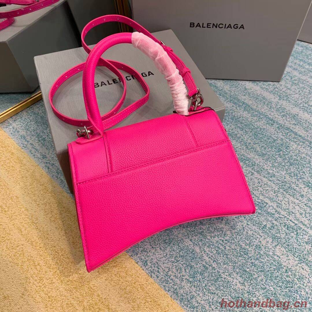 Balenciaga HOURGLASS SMALL TOP HANDLE BAG B108895 neon pink