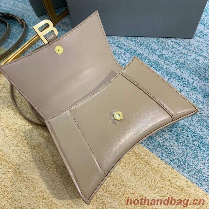 Balenciaga HOURGLASS SMALL TOP HANDLE BAG B108895-1 apricot