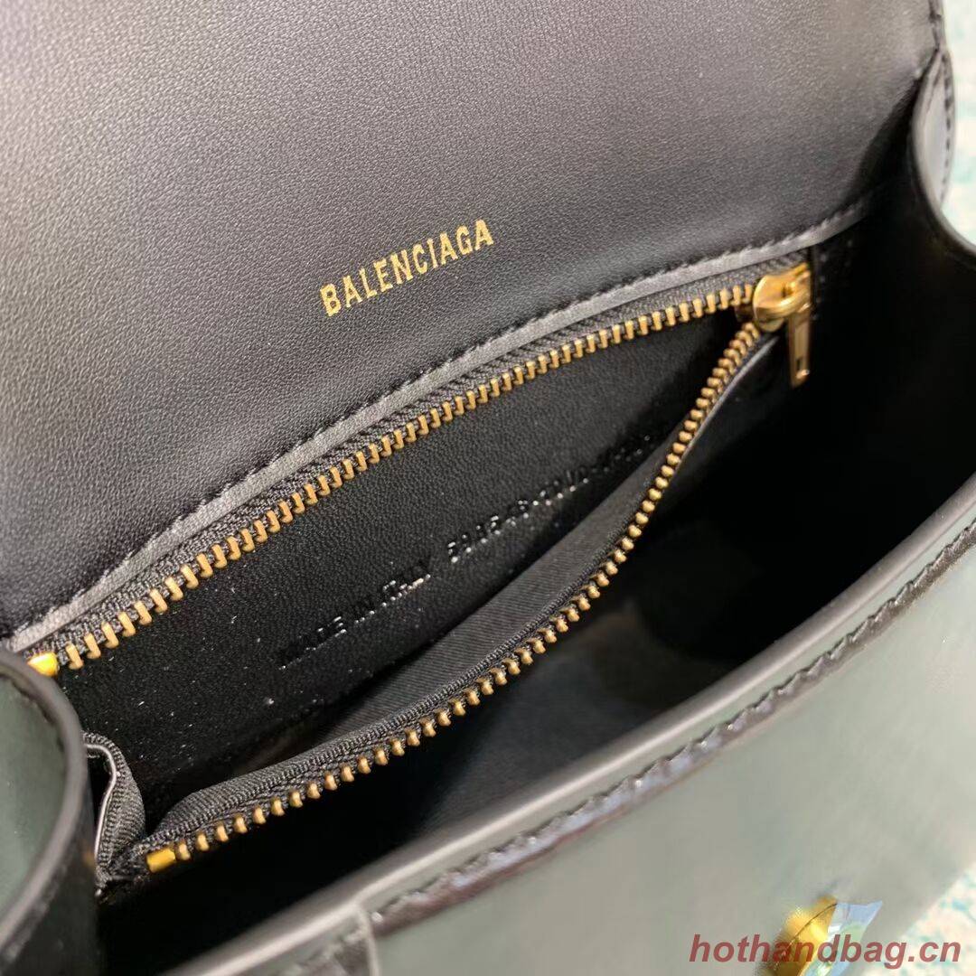 Balenciaga HOURGLASS SMALL TOP HANDLE BAG B108895-1 black