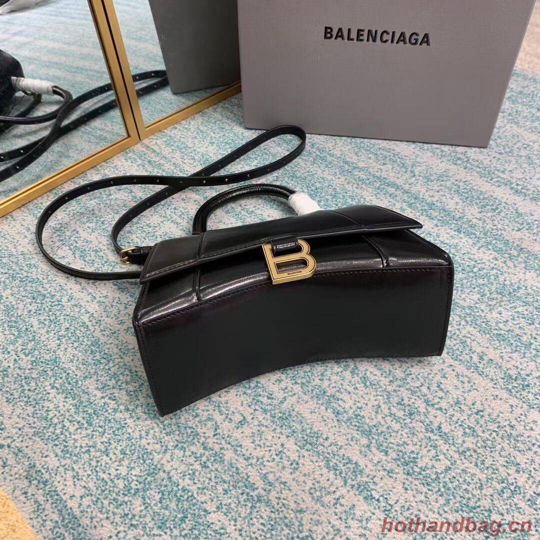 Balenciaga HOURGLASS SMALL TOP HANDLE BAG B108895-1 black