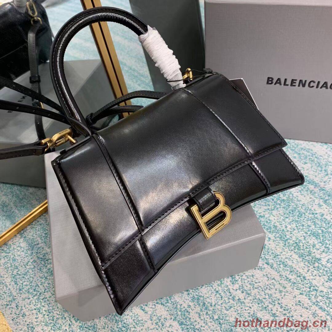 Balenciaga HOURGLASS SMALL TOP HANDLE BAG B108895-1 black