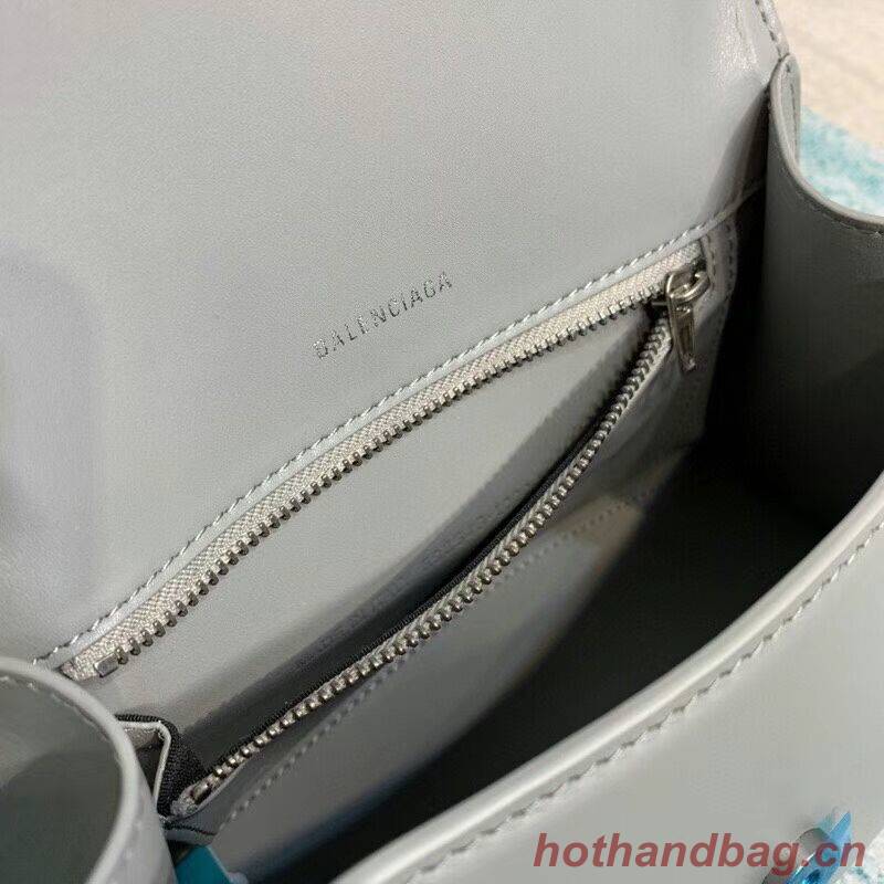 Balenciaga HOURGLASS SMALL TOP HANDLE BAG B108895-1 grey 