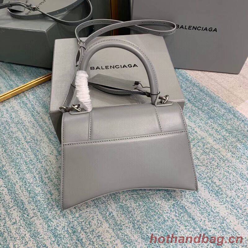 Balenciaga HOURGLASS SMALL TOP HANDLE BAG B108895-1 grey 