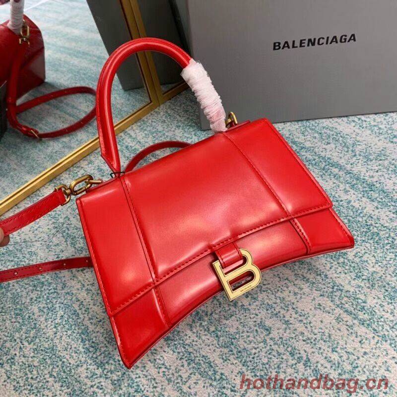 Balenciaga HOURGLASS SMALL TOP HANDLE BAG B108895-1 red 