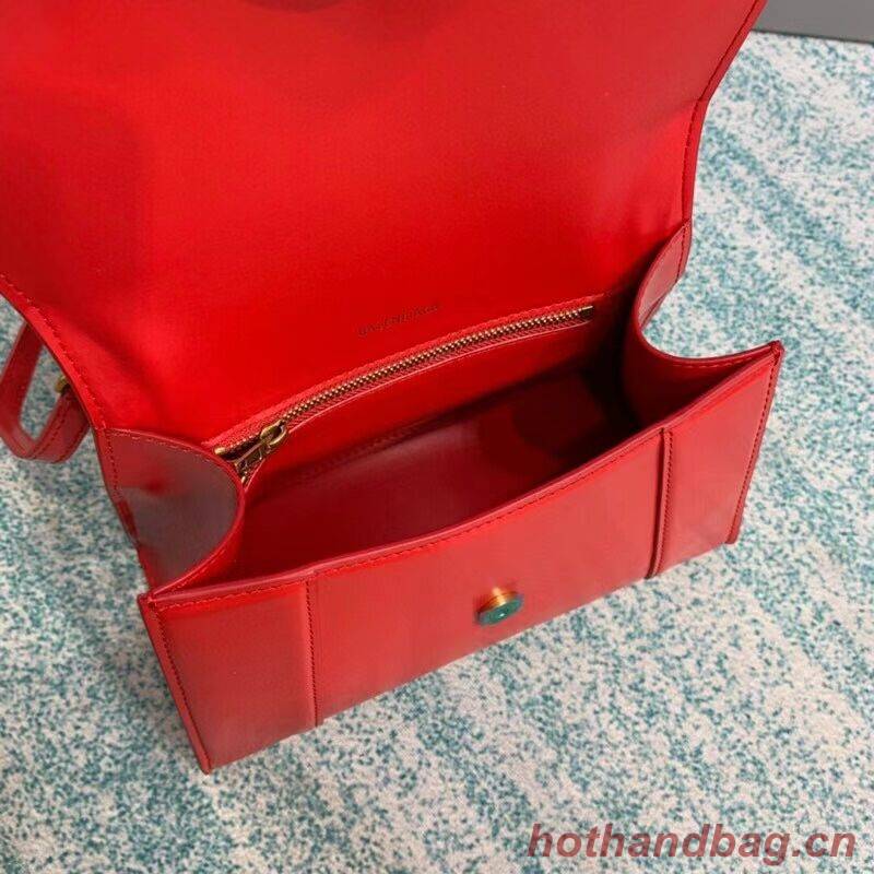 Balenciaga HOURGLASS SMALL TOP HANDLE BAG B108895-1 red 