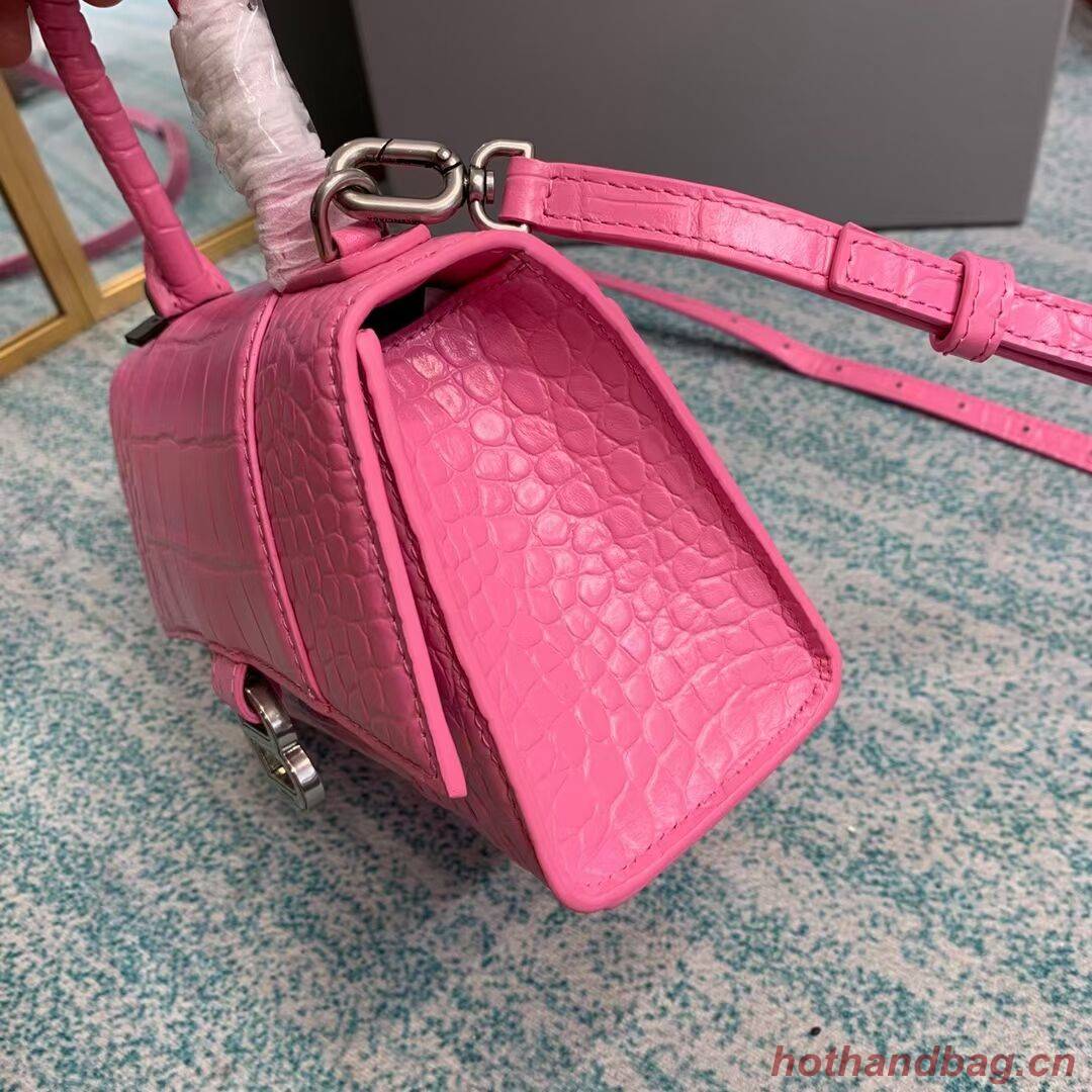 Balenciaga Hourglass XS Top Handle Bag 28331S pink