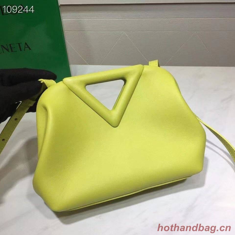 Bottega Veneta Small Point Top Hhandle Bag BV5693 Lemon 