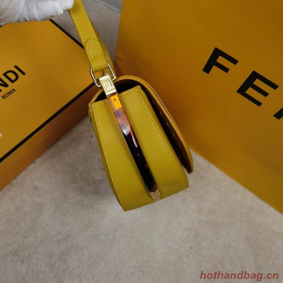 FENDI MOONLIGHT leather bag 8BT346A yellow