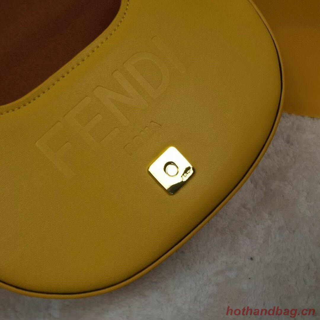 FENDI MOONLIGHT leather bag 8BT346A yellow