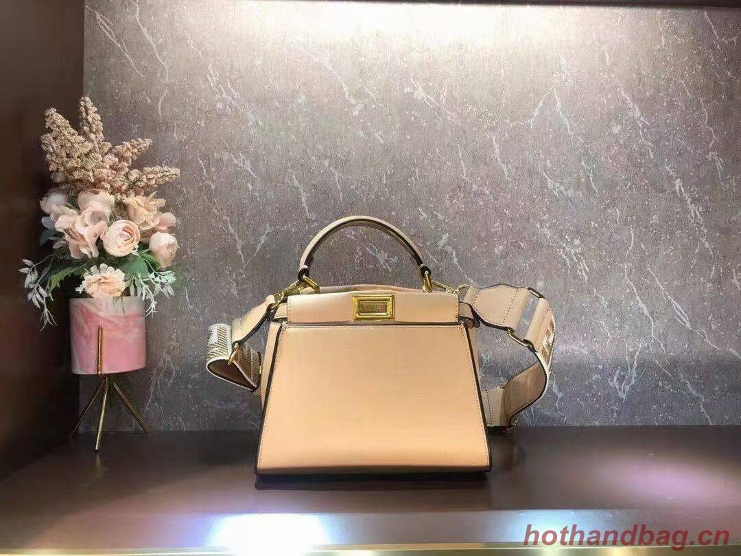 FENDI PEEKABOO ISEEU SMALL leather bag F1615 apricot