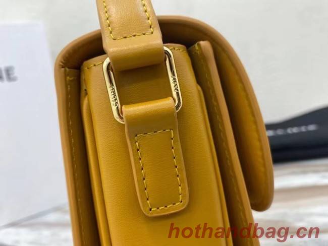 Celine TEEN TRIOMPHE BAG IN SHINY CALFSKIN MINERAL 188423 yellow