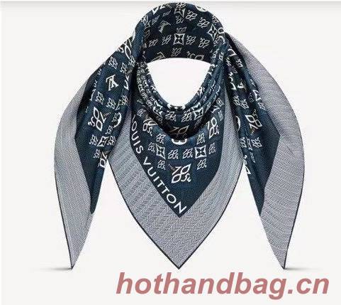 Louis Vuitton Silk Scarf M76781 Dark Blue