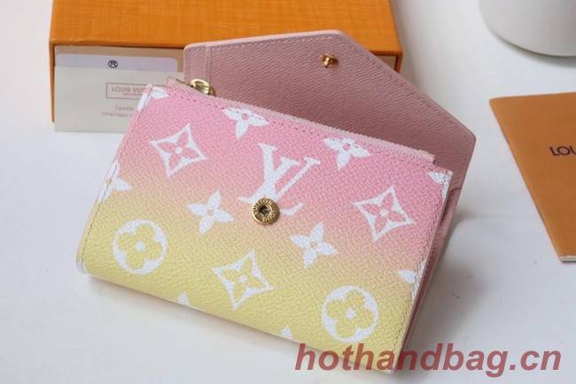 Louis Vuitton VICTORINE WALLET M80388 pink