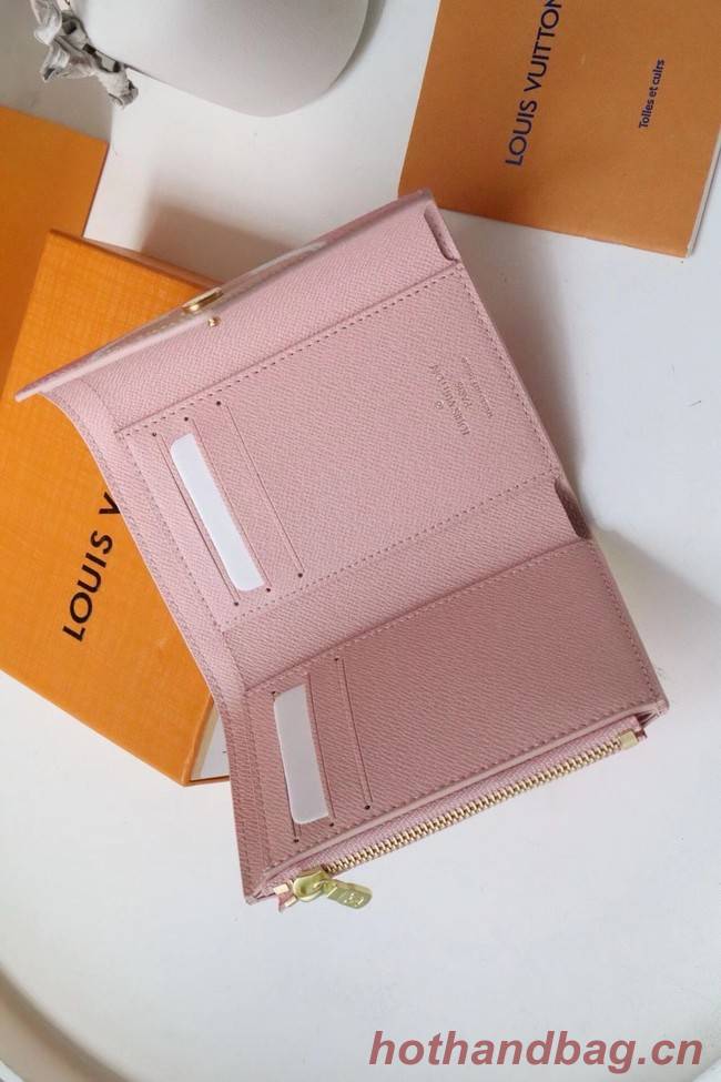 Louis Vuitton VICTORINE WALLET M80388 pink