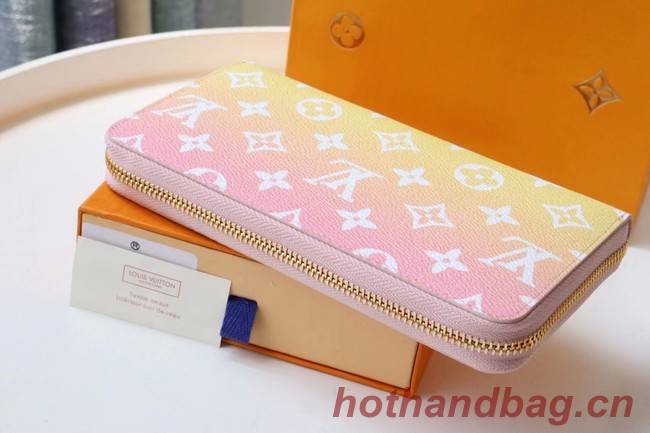 Louis Vuitton ZIPPY WALLET M80361 pink