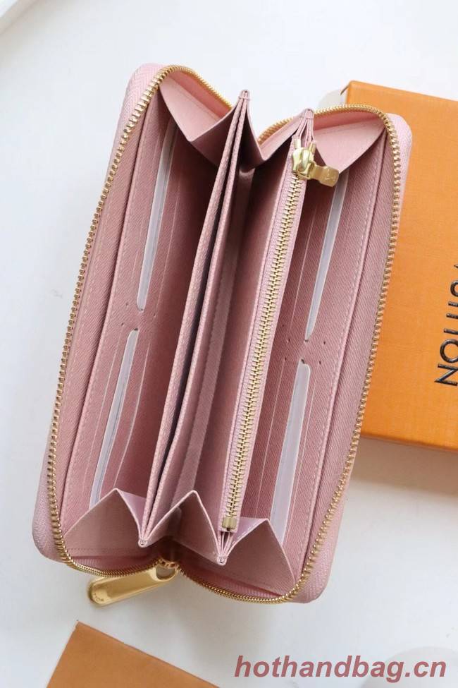 Louis Vuitton ZIPPY WALLET M80361 pink