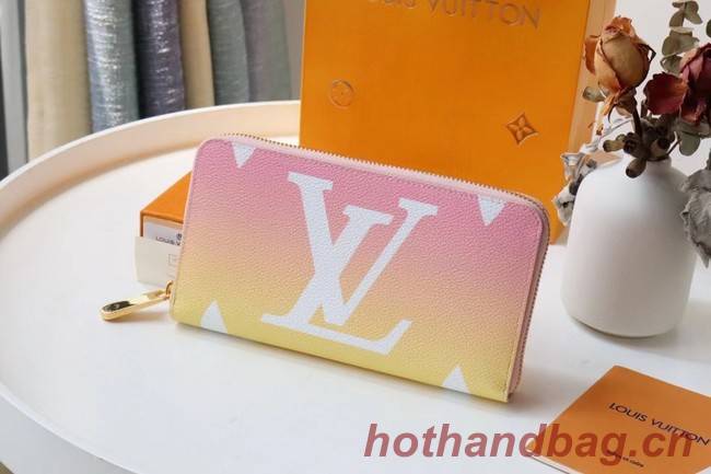 Louis Vuitton ZIPPY WALLET M80361 pink