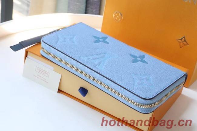 Louis Vuitton ZIPPY WALLET M80403 blue