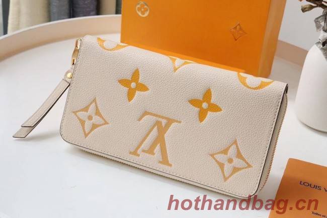 Louis Vuitton ZIPPY WALLET M80403 Cream&Saffron