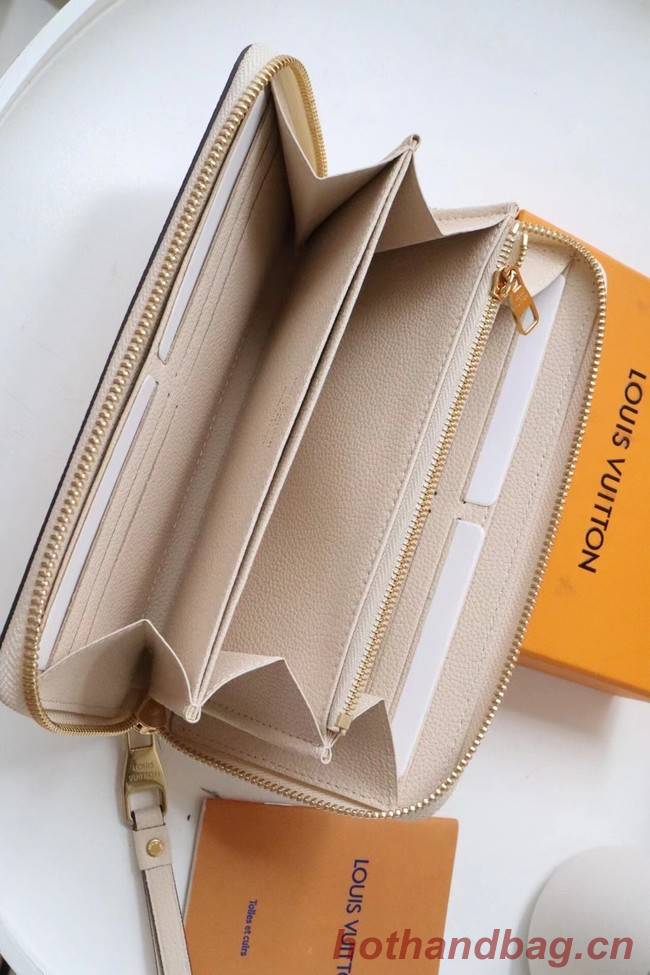 Louis Vuitton ZIPPY WALLET M80403 Cream&Saffron