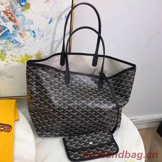 Goyard Calfskin Leather Tote Bag 20207 black