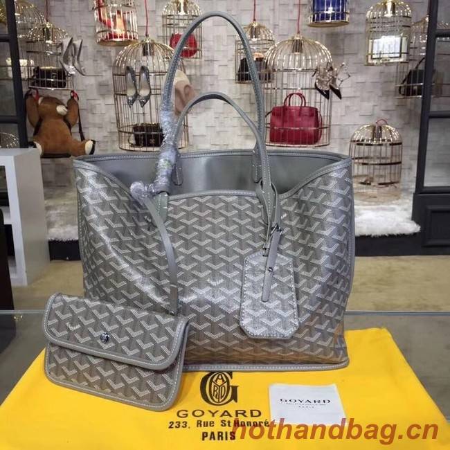 Goyard Calfskin Leather Tote Bag 20207 grey