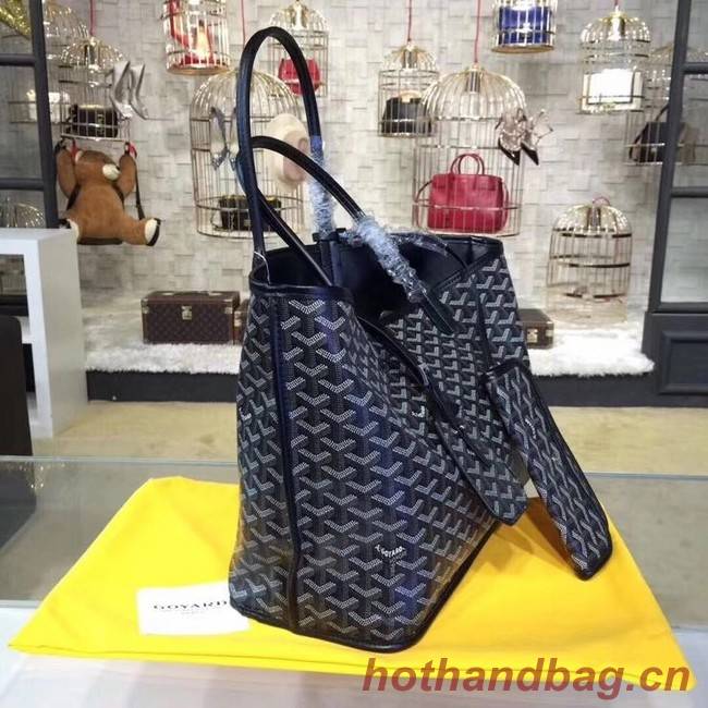 Goyard Calfskin Leather Tote Bag 20207 royal blue