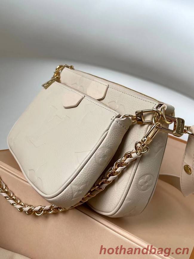 Louis Vuitton Monogram Empreinte Original Leather M44823 Cream