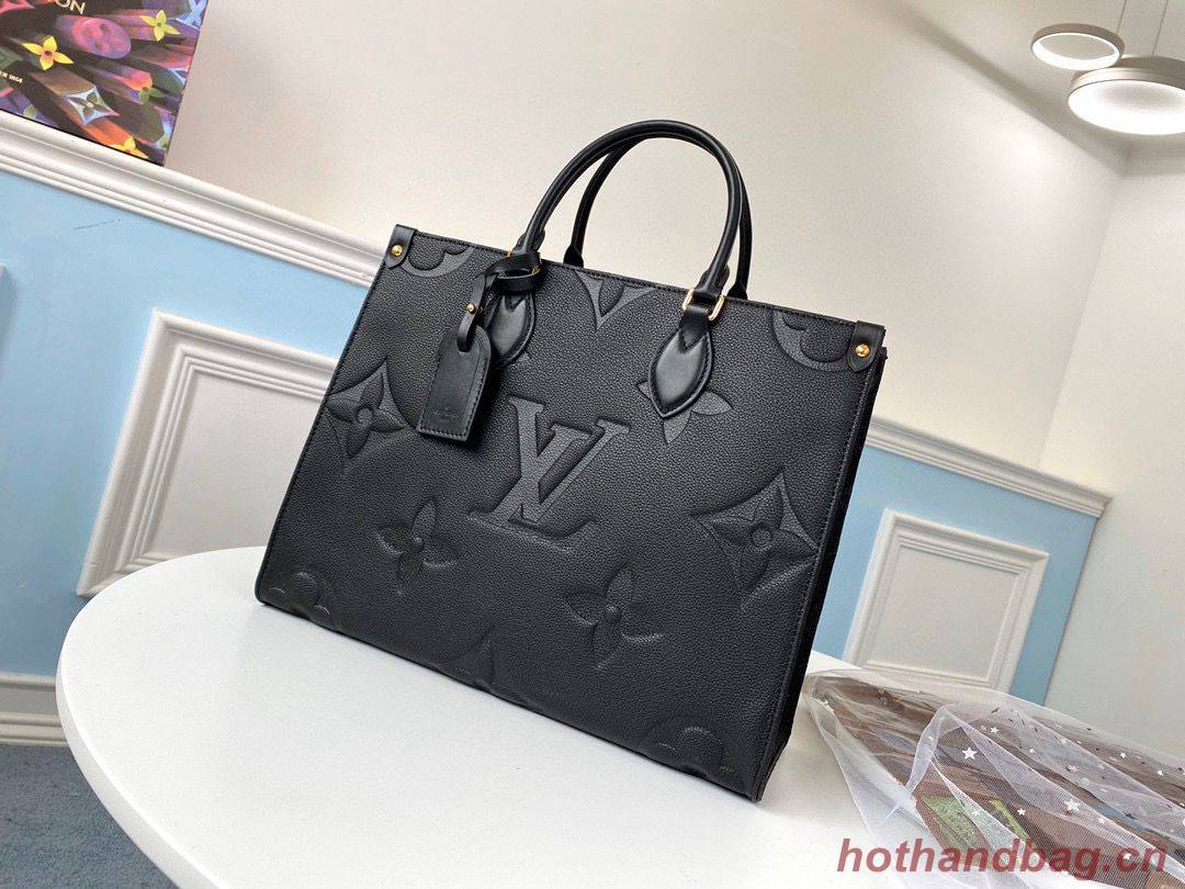 Louis Vuitton ONTHEGO Original Leather Medium Bag M45040 Black