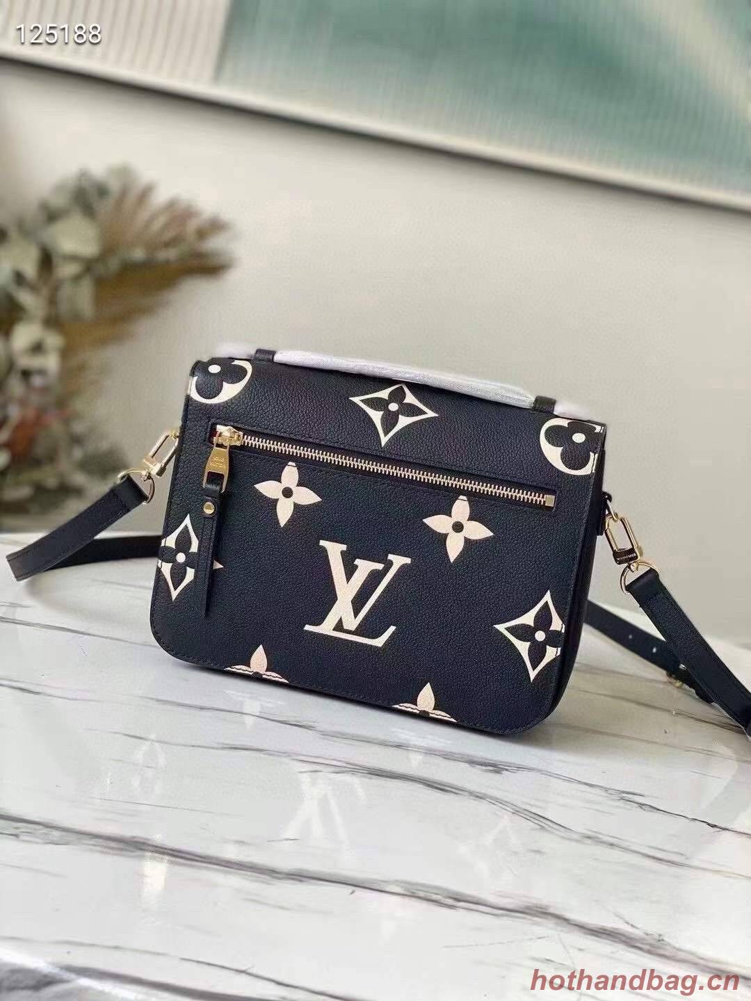 Louis vuitton original LV CRAFTY POCHETTE METIS Bag M45596 Black