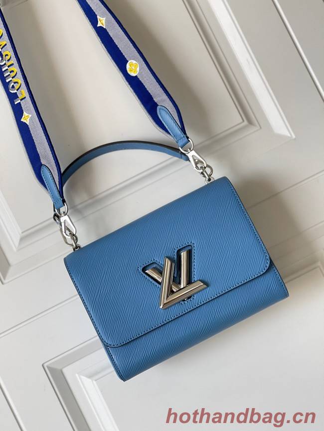 Louis Vuitton TWIST MM M57505 Bleuet Blue