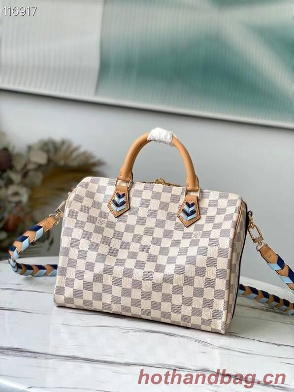 Louis Vuitton SPEEDY BANDOULIeRE 30 N50054 Blue